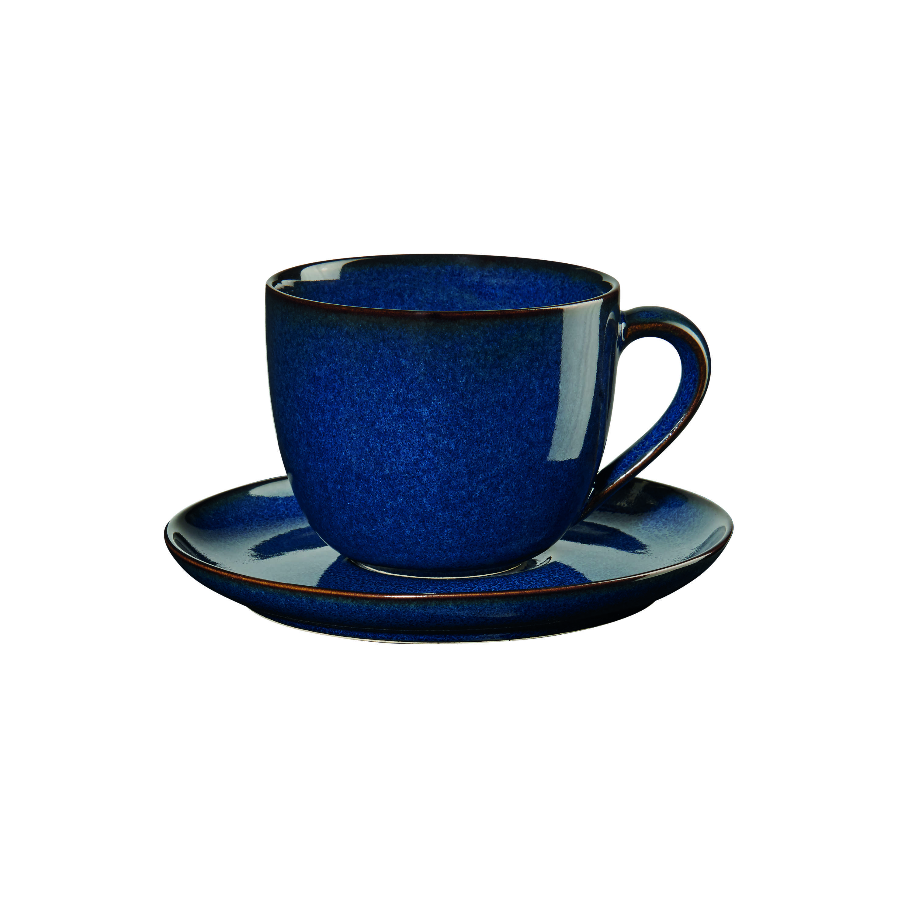 photo de présentaton de Tasse à cappuccino avec soucoupe, Midnight blue